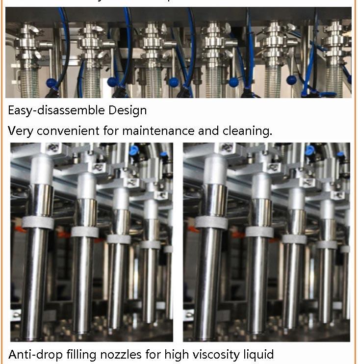 Cheap filling packing jar honey bottling machine