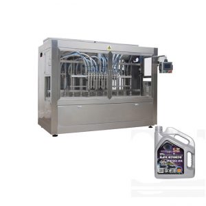 Automatic motor oil filling machine for plastic bottle